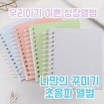 초음파앨범 부착식 펄 들어간 꾸미기 태교다이어리 태아초음파 신생아앨범 (25장 50페이지), r그린