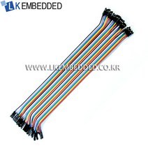 아두이노 점퍼 케이블 숫암MF 30cm 40P B06