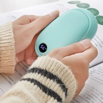 머레이 LED 파스텔 동그리 손난로 보조 배터리, 핑크