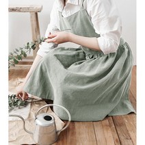 정유미앞치마 모던 원피스 앞치마 어린이집 3가지 타입, C타입, 민트그린, 1개