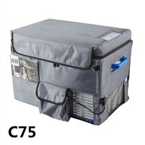 alpicool 자동차 냉장고 보관 가방 0l-100l 미니 냉장고용 휴대용 휴대 가방 냉각 방적 유지(냉장고는 포함되지 않음), 75리터