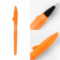 템팜 리얼샤크 볼펜 오렌지 0.5MM 홍보물 기념품 귀여운볼펜