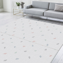 신생아거실매트 국민유아매트 친환경아기매트 1+1, 리프멜로우 1+1