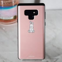 기타 바보사랑[프디케]아이폰X 토끼 카드 슬라이드 범퍼 케이스, 아이폰8+/8S+