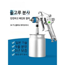 페인트분사기 뿌리는기계 도장 에어리스 무선페인트 후끼, 15. 이하라 W-77 상단 구경 3.0