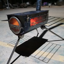 접이식 캠핑난로 글래스 도어 포몰리 스타일 텐트 스토브 스텐레스 HSZ2022, 03. 럭셔리 핏