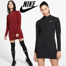 나이키 원피스 반집업 미니원피스 Nike Long-Sleeve Dress