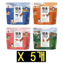 네츄럴코어 캣쵸 60g X5개 고양이간식 고양이쿠키, 참치