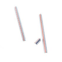일본산 100:1 삼각 스케일자 15CM 1개 건축 제도용 축척자