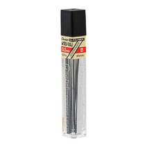 펜텔 슈퍼 하이폴리머 샤프심 리필 0.5 mm 두께 2B 144 피스 (C505-2B), B