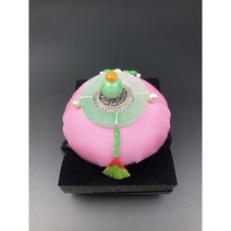[더단장] 천연 비취 배씨댕기 수작업 전통 배씨댕기