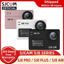 SJCAM SJ8 시리즈 액션 카메라 프로 4K 60FPS 플러스 에어 1296P 와이파이 2.33 터치 스크린 방수 스포츠 DV, 01 WHITE_03 SJ8 Pro