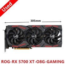 정품 ASUS RX 5700 XT 8GB GAMING 그래픽 카드 GPU AMD Radeon 비디오 데스크탑 PC 게임 지도 컴퓨터 화면, [03] ROG RX5700 XT 8GB, 03 ROG RX5700 XT 8GB