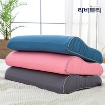 라버트리 경추베개커버 아동용 굴곡형, 로얄핑크