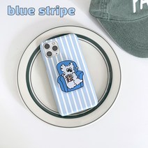 (주문제작 )Blue Stripe 하드 케이스