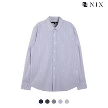 [NIX]남)CP스판 히든버튼 셔츠 레귤러핏(FNOSCSL101P)