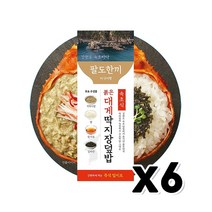 팔도한끼 속초식 붉은대게딱지장덮밥 즉석간편조리 287g x 6개, 단품