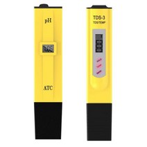 염도 측정기 염분 염도계 수영장 및 아쿠아리움용 디지털 수질 측정기 PH/TDS/EC/온도 TDS PH 수족관용 테, 06 빨간