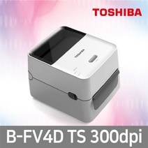 TOSHIBA 도시바 B-FV4D TS 300dpi 감열 바코드 라벨 프린터, 1개, B-FV4D FS 이더넷/