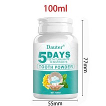 치석제거기 치석체거 스케일러 치과기구 치아 미백 파우더 50-100ml 노란색 연기 커피 얼룩 제거 밝게 차, 02 100g
