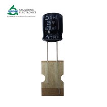 삼영콘덴서 전해콘덴서 25V 470UF SHL 85℃ SAMYOUNG