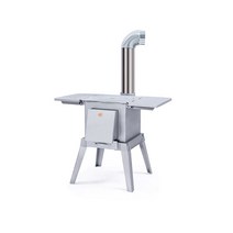 캠핑 화로 나무 난로 캠핑장 난방 시골 숯불, L1 실버 휴대용 땔감소  수박스