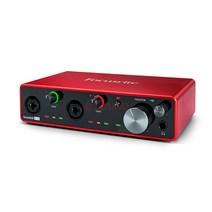 Scarlett 4i4 3세대+한글설명서+케이블+ 총알잭