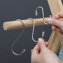 구디푸디 S고리 다용도걸이 주방걸이 후크 행거 10P, 1개, 중형 10P