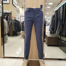 란찌 (뉴코아 부천점) 네이비색 밴딩 나일론 폴리스판 팬츠 탄성이 좋은 일자핏 시원한 여름바지입니다