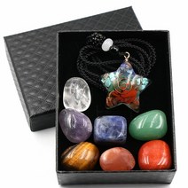 천연석 원석 차크라 자수정 파워스톤 자연석 세트 크리스탈 reiki 치유 돌 요가 에너지 gemstone 석영 광물 장식품 홈 장식 공예 돌