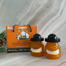 [당근말밥제주] 설렘이 가득한 제주 한라봉차 + 천혜향차 액상차 선물세트 320g x 2병입 / 한라봉청 + 천혜향청