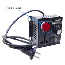 PWM 전압컨트롤러 조광기 소형AC220V전압조정기 4000W 속도조절기 휴대용 어댑터, 표시등, 0-220V