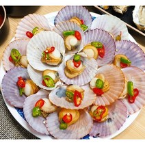 통영 단풍가리비1kg 가을겨울제철 미식가음식 찜구이