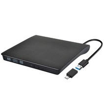 노트케이스 USB 3.0 DVD RW 멀티 외장형 ODD, (블랙)NC-MULTI8X
