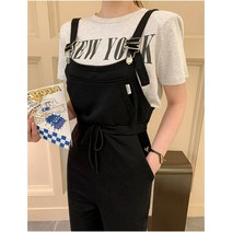 그레이스 하이틴멜빵팬츠 데일리 조거 오버롤 팬츠 점프수트 이지웨어