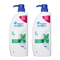 헤드앤숄더 쿨멘솔 샴푸 850ml 2개, 쿨멘솔 샴푸 850ml 2개 H46 2