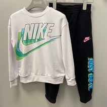 플레이키즈프로 나이키키즈 2023 봄 신상! 프렌치테리 소재 상하세트**엑티브조이맨투맨세트(105~130)