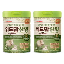 파스퇴르 위드맘 산양분유 2단계 750g x 2캔, 2개