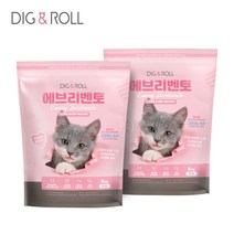 [몬트라움] [디그앤롤] 핑크젤리 에브리벤토 12kg (6kg x 2개) / 고양이모래 벤