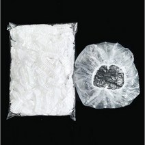 일회용 비닐 샤워캡 위생모자 헤어캡 100매 DD-10221, 랜덤발송, 1세트