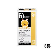 마이니 지니키즈 키즈 멀티비타민 미네랄 초등학생 종합비타민 아연 철분 셀레늄 망간 유산균 종합영양제 어린이영양제 카카오프렌즈 건강기능식품, 3병, 1500미리그램