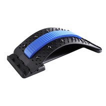 누우면 끝 허리 척추 지압 마사지 스트레칭 교정 기구, 1+1개