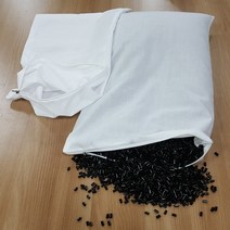 병원침대용 빨대베개 - 바이오칩베개 (베개커버 포함), 남색