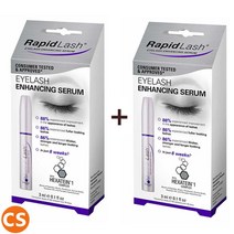 래피드래쉬 속눈썹 영양제 3ML 1+1 2개세트 PROMAXYL RapidLash Eyelash Enhancing Serum 0.1 fl oz 2-pack