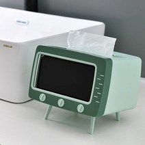 스마트폰 거치 티비 휴지케이스 냅킨 티슈케이스 그린, 없음, 상세페이지 참조