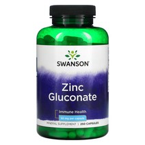 스완슨 징크 글루코네이트 아연 50mg 250정, 1개, 기본