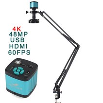 주사전자현미경 비파괴 수질 검사 오염도측정기 산업용 비디오 디지털 카메라 휴대폰 PCB 납땜 수리용 C 마운트 48MP 4K 2K 1080P HDMI USB VGA, 1.A 4K HDMI USB