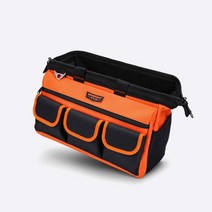 도배 목공 미장 포켓수납 정리쉬운 공구가방 시다벨트, ORANGE+BLACK
