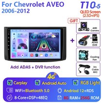 JMCQ 쉐보레 AVEO T250 2006-2012 멀티미디어 비디오 플레이어자동 스테레오 오토라디오네비게이션 AM안드로이드 122 DIN, 18 T10-5-MIC-FS-CAM-DVR