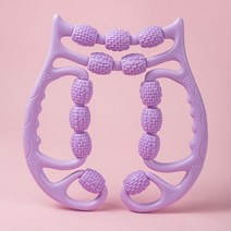 종아리마사지기 다리 pressotherapy 다리 마사지 발 마사지 근육 마사지 송아지 마사지 다리 마사지 롤러 무릎 림프 배수 마사지, 보라색13라운드